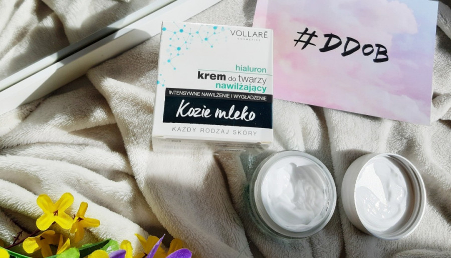 Vollare Cosmetics - Kozie mleko, Krem do twarzy, Nawilżający, Intensywne Nawilżanie i Wygładzenie, Hialuron.