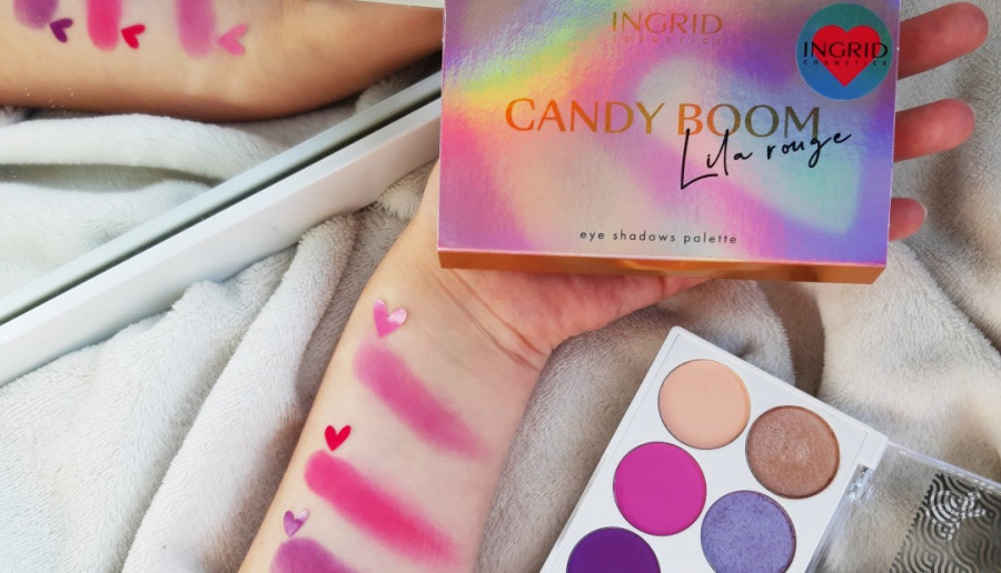 Ingrid - Candy Boom, Cienie do powiek, Lila Rouge.