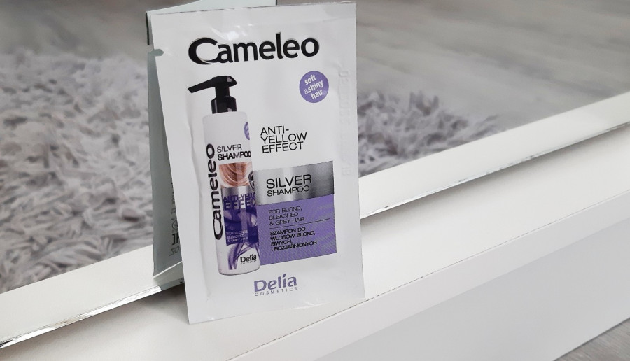 Delia - Cameleo, Szampon do włosow, Silver shampoo, Anti-Yellow Effect, Do włosów blond, siwych i rozjaśnionych.