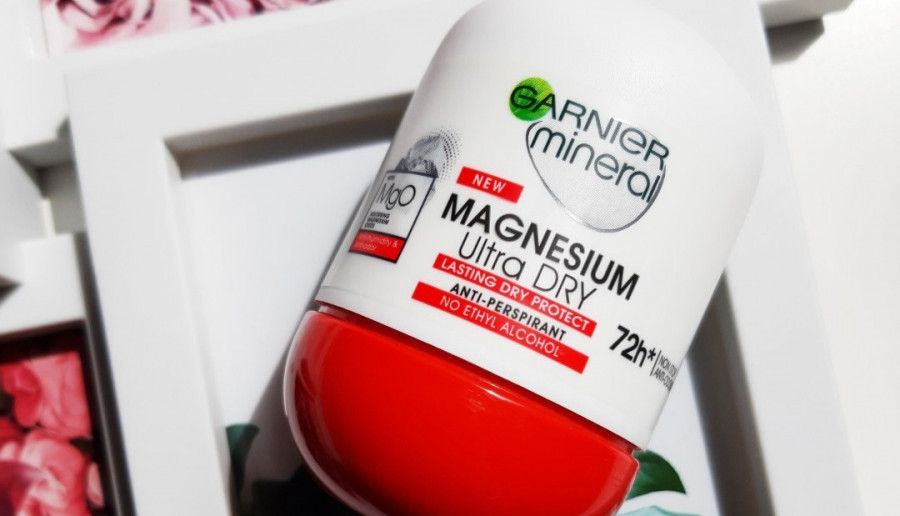 Garnier - Mineral, Antyperspirant w kulce 72h, Magnesium Ultra Dry.