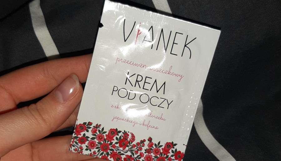 Vianek - Krem pod oczy, Seria czerwona, Przeciwzmarszczkowy.