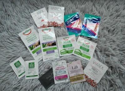 Tyle próbeczek dostałam podczas zakupów!