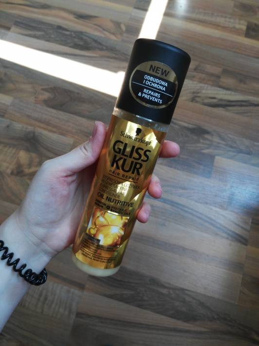 Schwarzkopf-Gliss Kur, Oil Nutritive, Odżywka regeneracyjna.