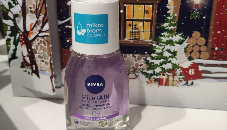 Nivea - MicellAIR Skin Breathe, Płyn Micelarny, Twarz, oczy i usta, Cera wrażliwa i nadwrażliwa.