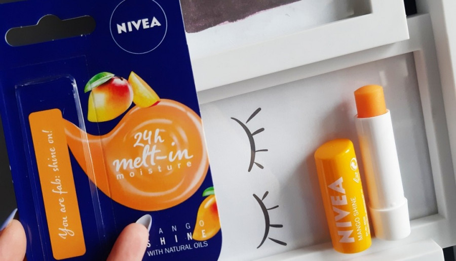 Nivea - Pomadka do ust, Mango Shine.