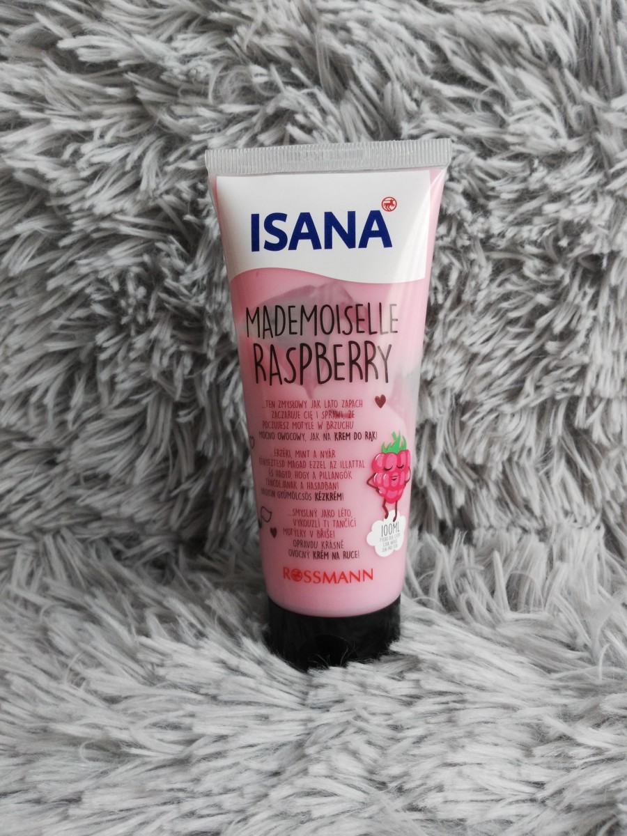 Isana - Krem do rąk, Mademoiselle Raspberry