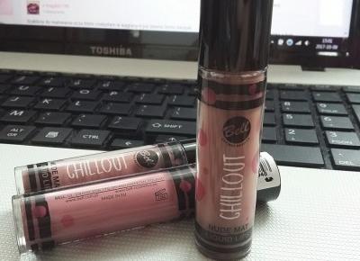 Matowa pomadka z Bell kupiona w Biedronce :D