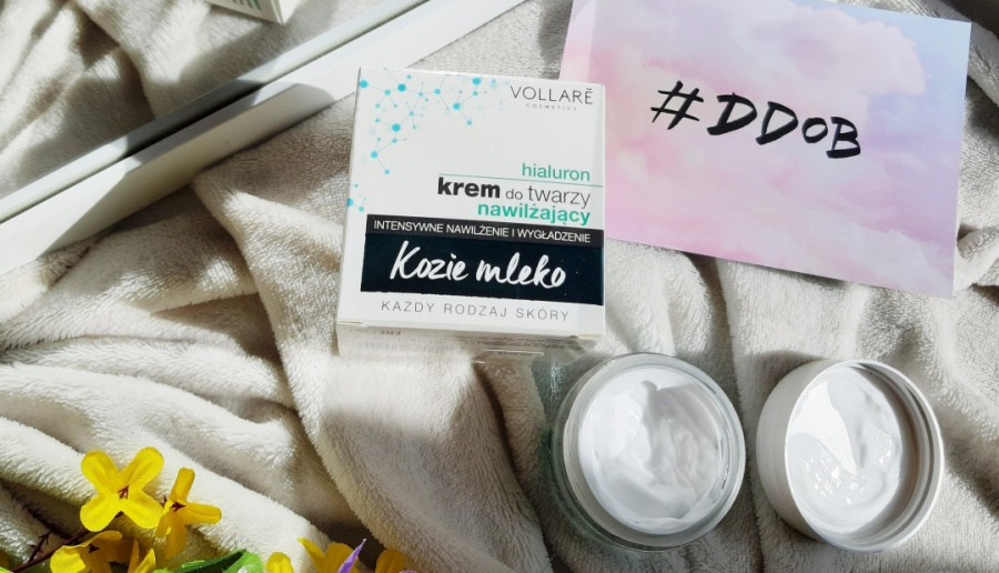 Vollare Cosmetics - Kozie mleko, Krem do twarzy, Nawilżający, Intensywne Nawilżanie i Wygładzenie, Hialuron.