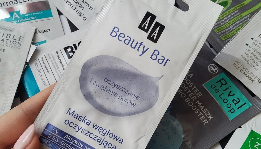 AA - Beauty Bar, Maseczka do twarzy, Węglowa, Oczyszczająca.