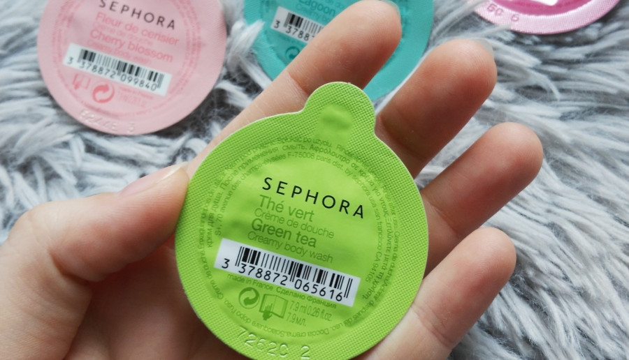 Sephora Kapsułka z kremem pod prysznic, Green Tea