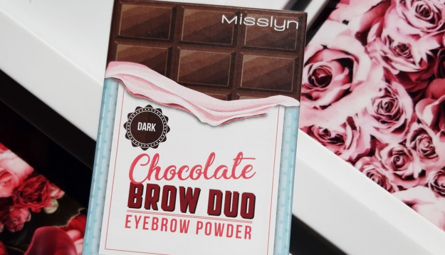 Misslyn - Chocolate Brow Duo Eyebrow Powder, Puder do brwi, Dark.