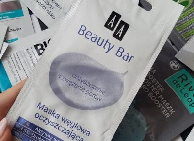 AA - Beauty Bar, Maseczka do twarzy, Węglowa, Oczyszczająca.