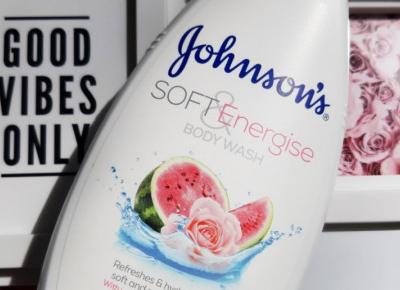 Johnson`s - Żel pod prysznic, Soft & Energise, Arbuz i róża.