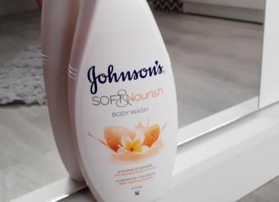 Johnson`s - Żel pod prysznic, Soft & Nourish, Olejek migdałowy i jaśmin.