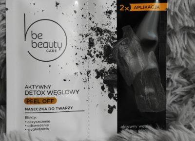 BeBeauty - Care, Maseczka do twarzy, Aktywny detox węglowy, Peel - off.