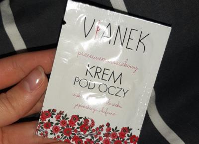 Vianek - Krem pod oczy, Seria czerwona, Przeciwzmarszczkowy.