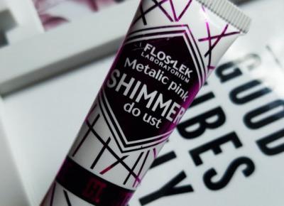 FlosLek - Shimmer do ust, Metalic Pink.