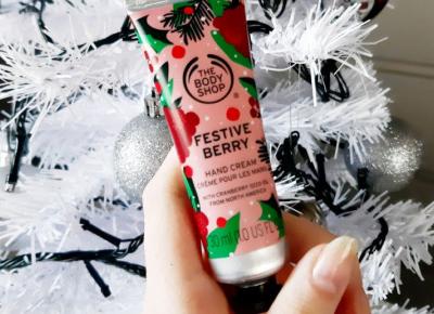 The Body Shop - Krem do rąk, Festive berry.