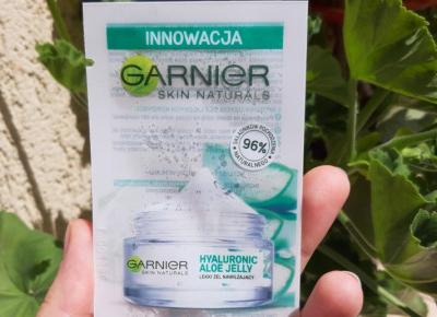 Garnier - Skin Naturals, Hyaluronic Aloe Jelly, Żel do twarzy, Lekki, Nawilżający.