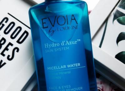 Evoia by Lorigine - Hydro d'Azur, Micelar Water, Płyn micelarny do twarzy i oczu, Active Mineral Therapy.