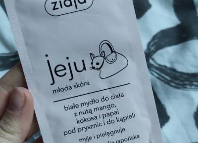 Ziaja - Jeju, Białe mydło do ciała, Z nutą mango, kokosa i papai.