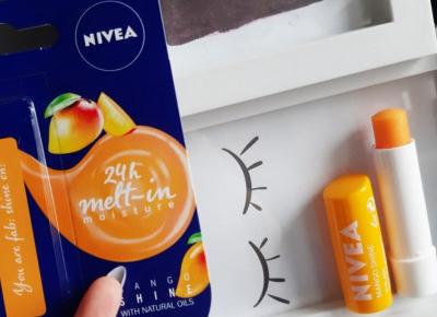 Nivea - Pomadka do ust, Mango Shine.