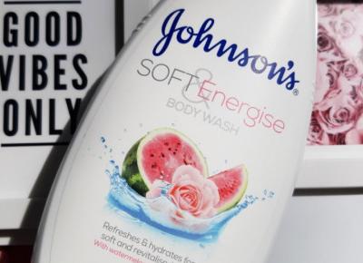 Johnson`s - Żel pod prysznic, Soft & Energise, Arbuz i róża.