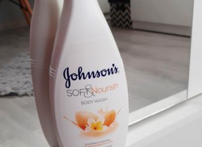 Johnson`s - Żel pod prysznic, Soft & Nourish, Olejek migdałowy i jaśmin.