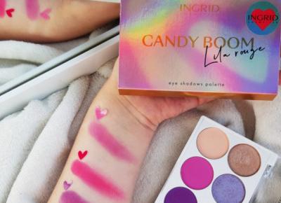 Ingrid - Candy Boom, Cienie do powiek, Lila Rouge.