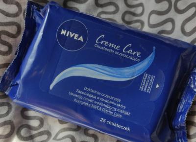 Nivea - Chusteczki oczyszczające, Creme Care.