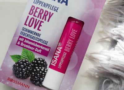 Isana - Pomadka ochronna do ust, Berry Love.