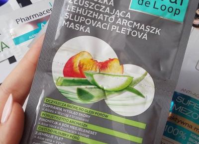 Rival de Loop - Maseczka do twarzy, Złuszczająca, Aloes i brzoskwinia.