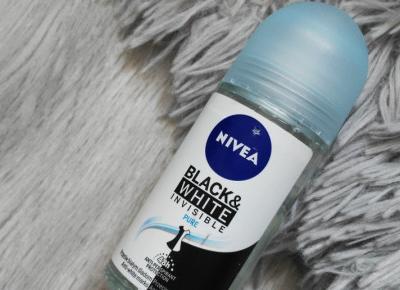 Nivea - Antyperspirant w kulce, Black & White, Invisible, Pure.