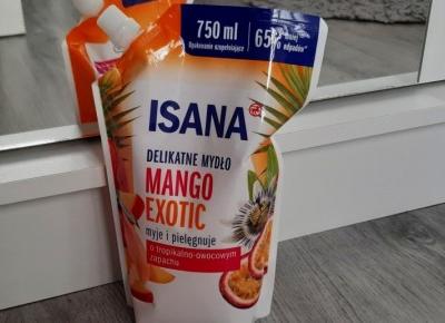 Isana - Mydło do rąk w płynie, Mango Exotic.