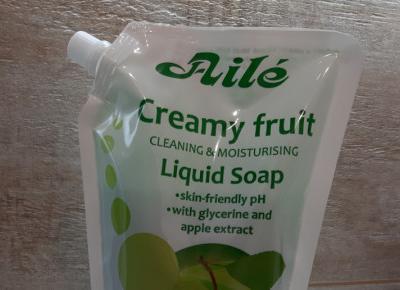 Aile - Creamy fruit, Mydło w płynie o zapachu jabłkowym.