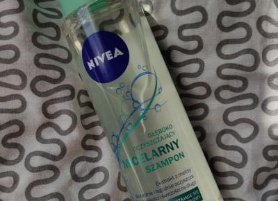 Nivea - Szampon do włosów, Micelarny, Głęboko oczyszczający, Przetłuszczające się włosy i skóra głowy.