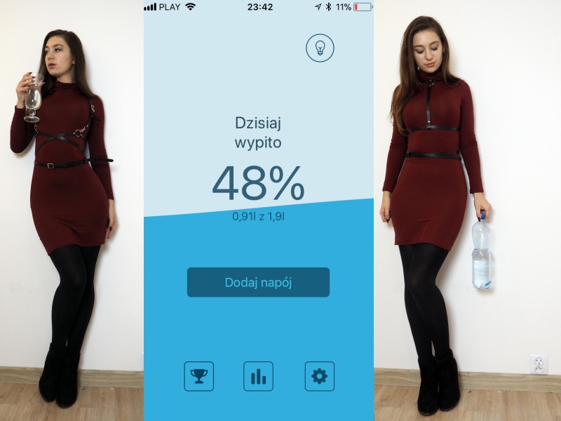 Aplikacja, dzięki której piję wodę i wiem w jakim stopniu nawadnia mnie piwo