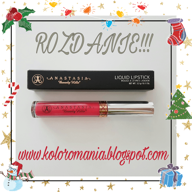 Świąteczne rozdanie! Anastasia Beverly Hills Liquid Lipstick Carina        |         