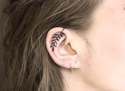 Trendy jesień 2019: Tatuaże na uszach – najpiękniejsze inspiracje z Instagrama - Glamour.pl
