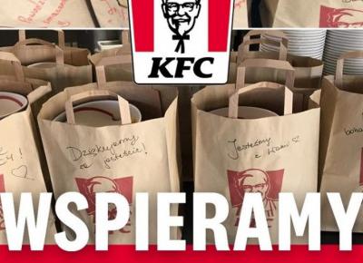 KFC rozdaje darmowe posiłki! Dla walczących z koronawirusem