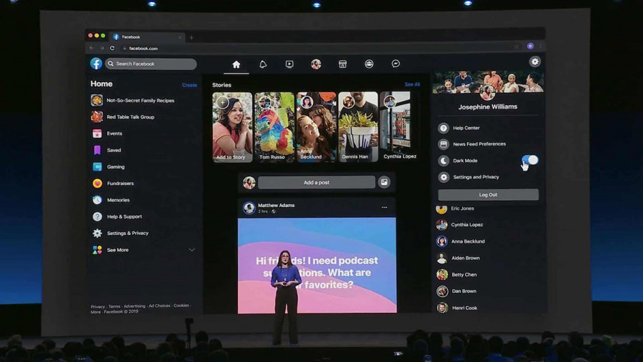Przeprojektowany interfejs internetowy Facebooka z obsługą trybu ciemnego już wiosną – Tech-Spec.pl
