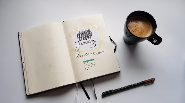 everything and nothing: Zaplanuj styczeń | Bullet Journal