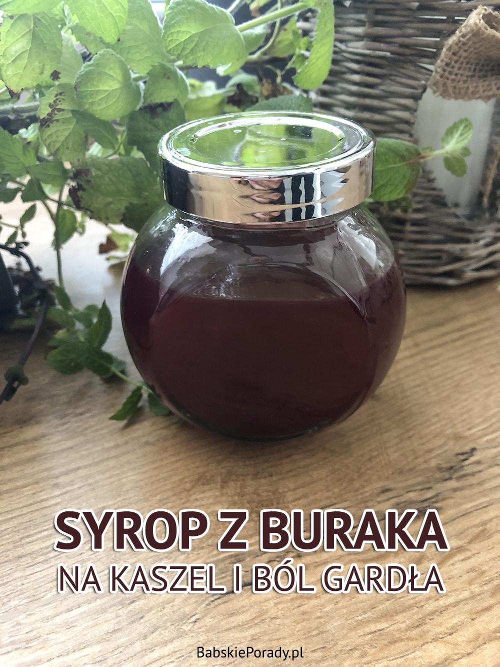 Domowy syrop z buraka na kaszel i ból gardła