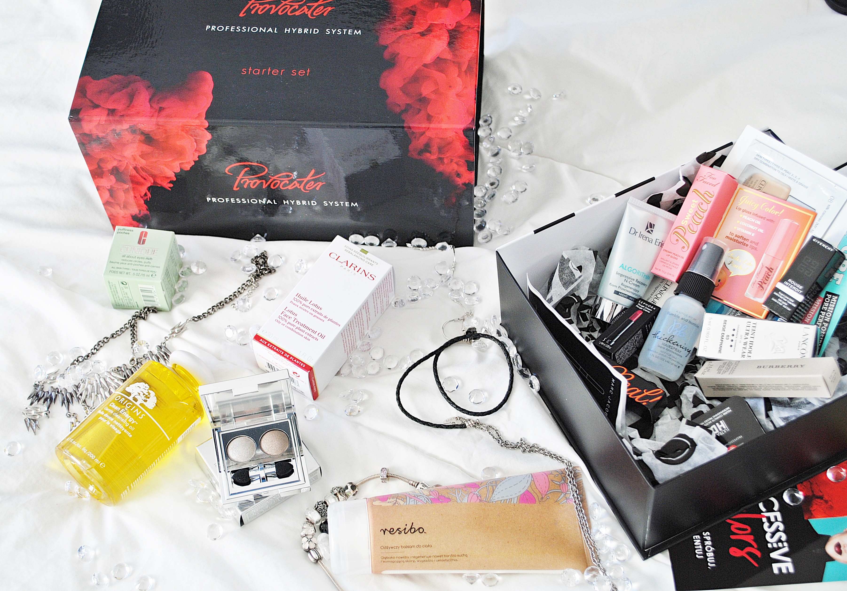 BeautypediaPatt | blog urodowy: Nowości, zakupy Paty - Sephora Box, Origins, Resibo, Provoke, Provocater, Clarins, Clinique