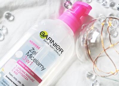 BeautypediaPatt | blog urodowy: Żel micelarny Garnier 3w1 do skóry wrażliwej moja opinia