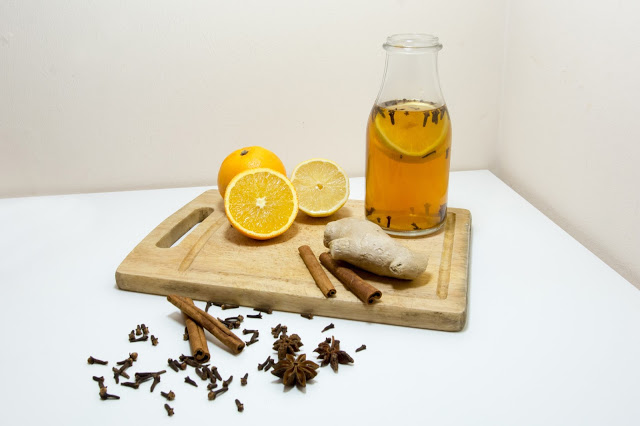 Bee: Rozgrzewająca herbata - przepis