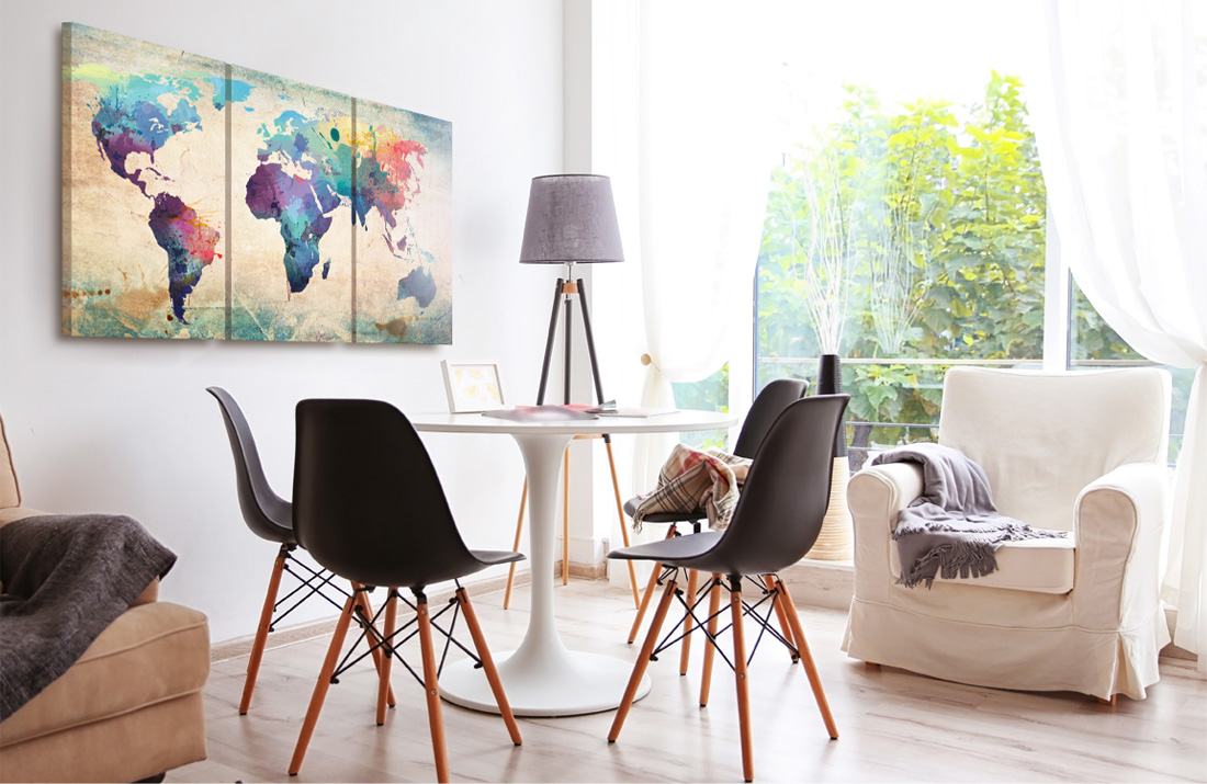 Jak dodatek może odmienić wnętrze? Jeden obraz bimago - wiele możliwości - Blog bimago.pl