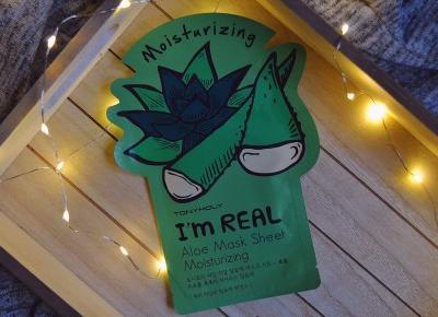 Tony Moly I'm Real, Aloe Mask Sheet | małe życie