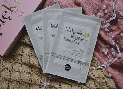 holika holika, Makgeolli brightening mask sheet! :)