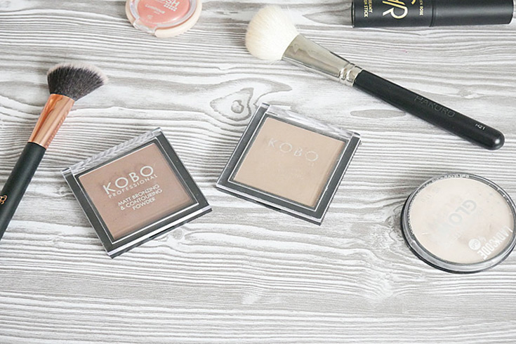 Kobo Matt Bronzing & Contouring Powder, Pudry do konturowania twarzy